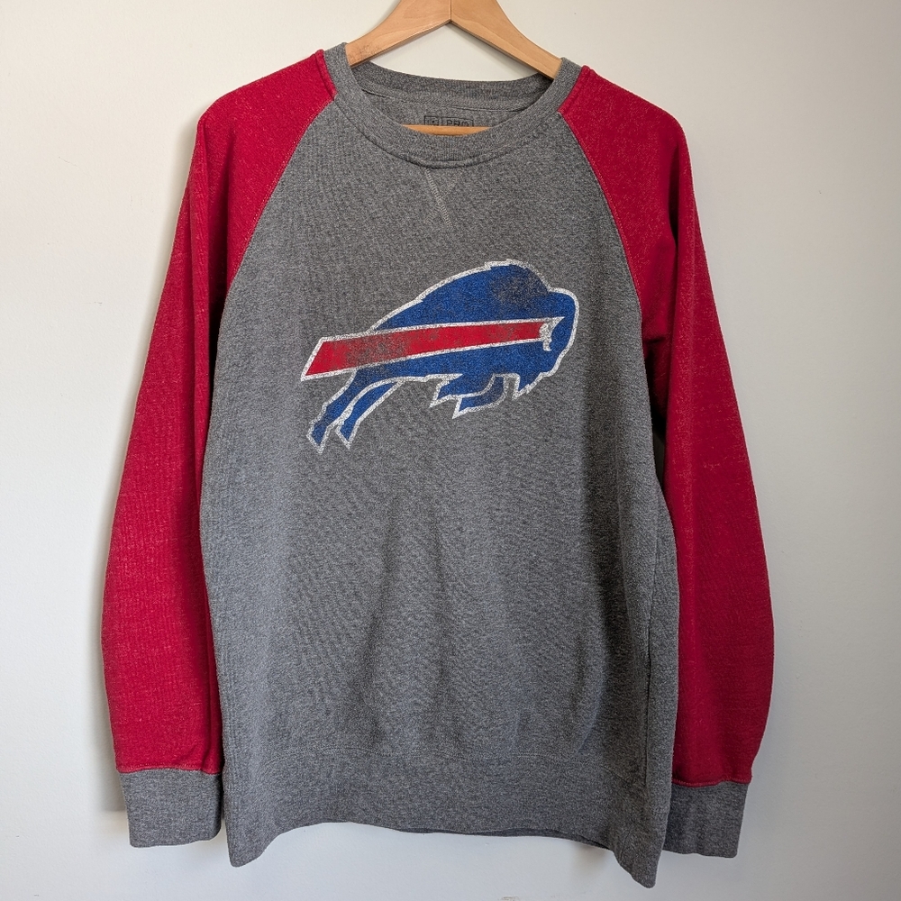 Buffalo Bills Crewneck Sweatshirt Sweater Mens Medium Fanatics NFL Football